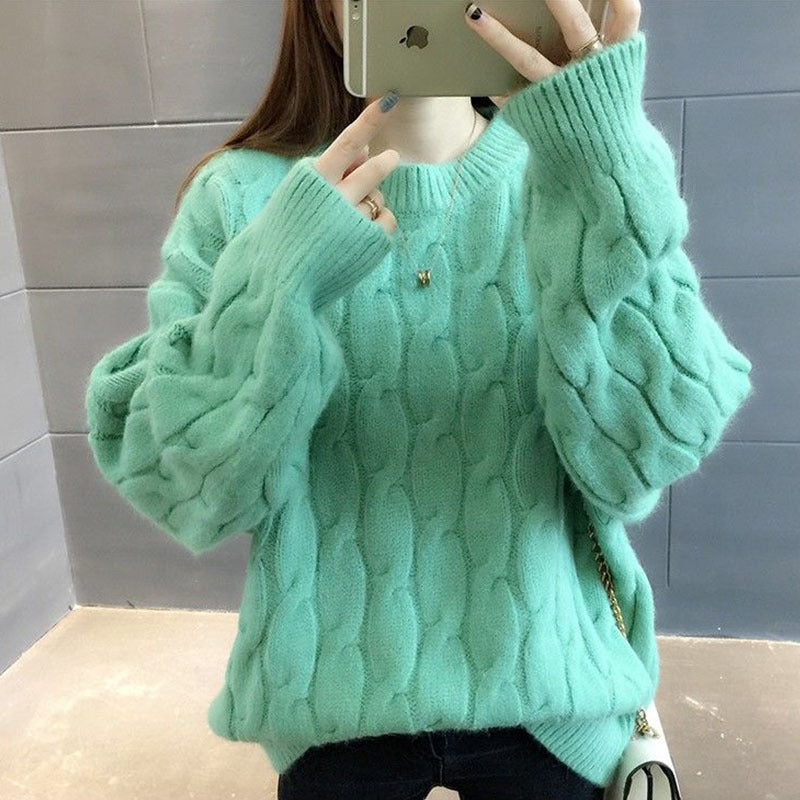 Wool Blend Cable Knit Vest, Casual Sleeveless Knit Top