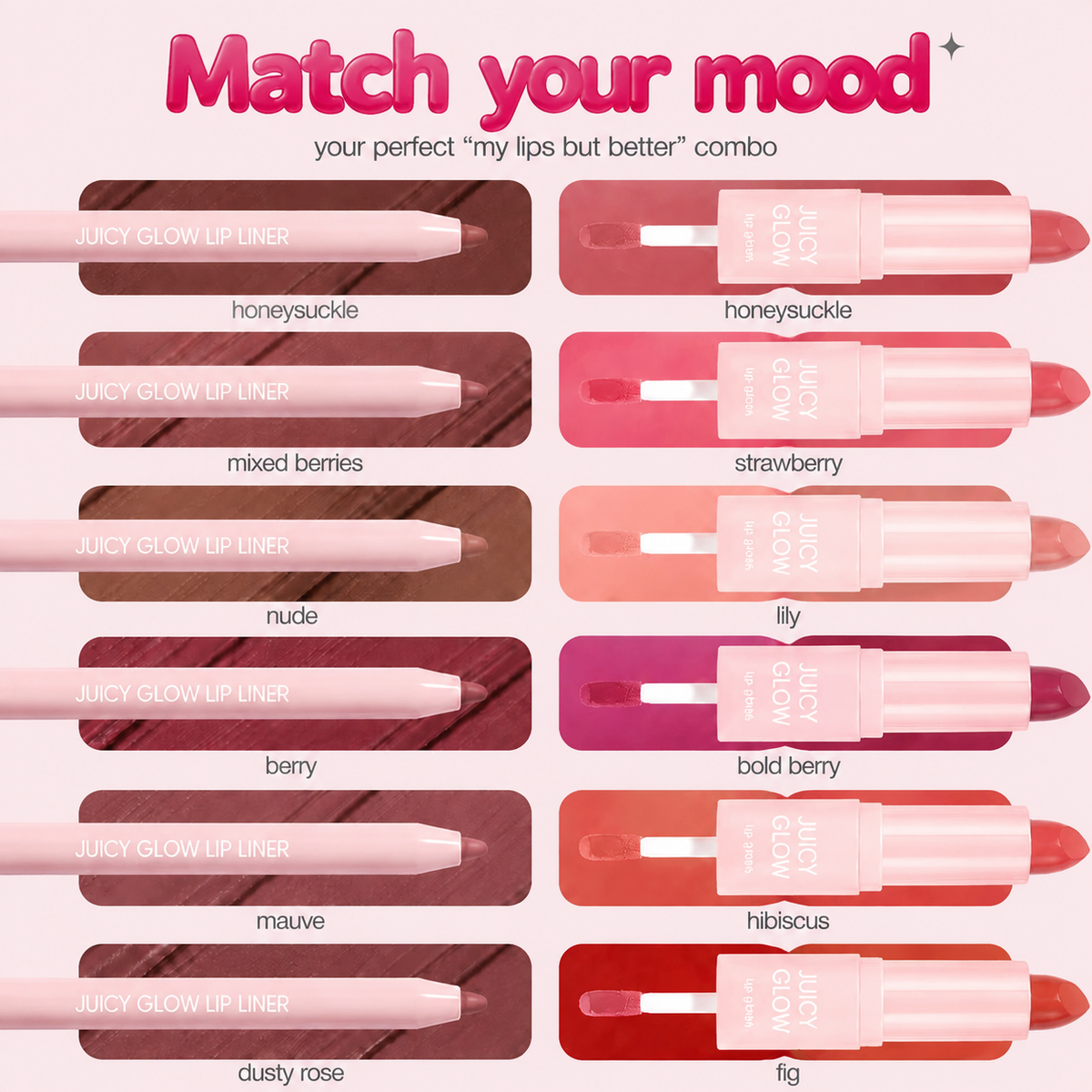 Lip sculptor & liner - 3-in-1 lip combo: lip liner, lipstick & lip gloss