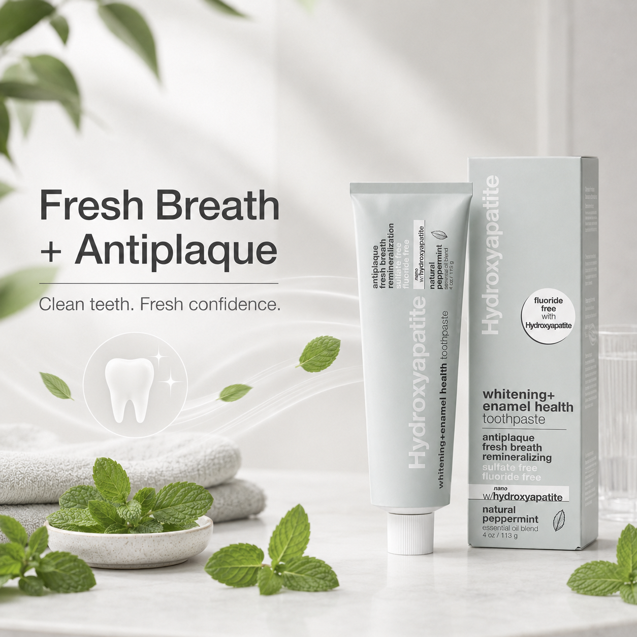 Nano Hydroxyapatite Whitening + Enamel Health Toothpaste