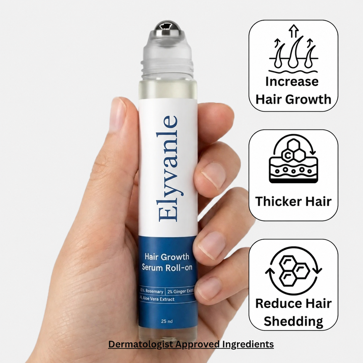 Elyvanle® Hair Growth Roll on Serum